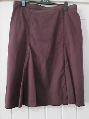 MARKS And SPENCER M&S Maxi Skirt Size 20 Purple - Denim Like Fabric • £9.99