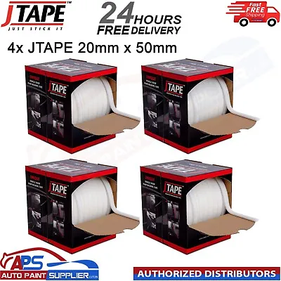 4x J TAPE Advanced Soft Edge Foam Masking Tape 20mm X 50m Paint Car Automotive • £94.49