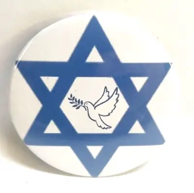 Middle East Peace Israel 2.25   Pin Pinback Button Badge Peace Dove • $2.29