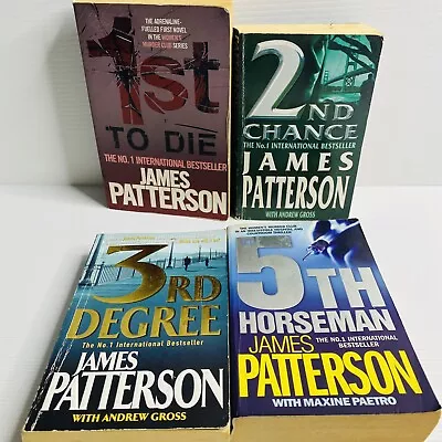 James Patterson Womens Murder Club Books #1-2-3 &5free Shipping • $23.72