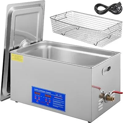 30L Industrial Ultrasonic Cleaner Cleaning Equipment With Digital Timer & Heater • $239.90