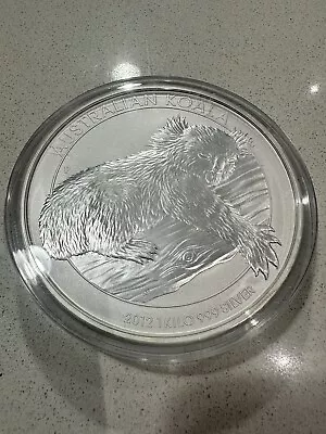 The Perth Mint Australian Koala 2012 1 Kilo Silver Proof Coin • $1450