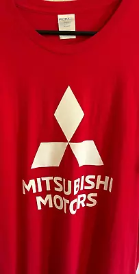 MITSUBISHI MOTORS ~ Men’s  3XL  Red T Shirt • $24.95