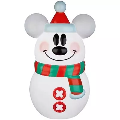 Disney 9086229 24 In. Incandescent Clear Mickey Mouse Snowman Blow Mold • $37.72