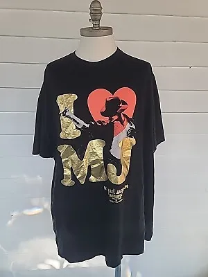 I Love MJ Immortal World Tour Cirque De Soleil T Shirt Michael Jackson • $29.95
