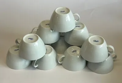 Pack Of 12 Chomette Porcelain Cappuccino Cups 30CL - White - Cafe/Bistro #42A136 • £11.95