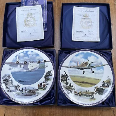 £9.99 • Buy Royal Worcester Commemorative Plates. Fighter & Coastal Command.