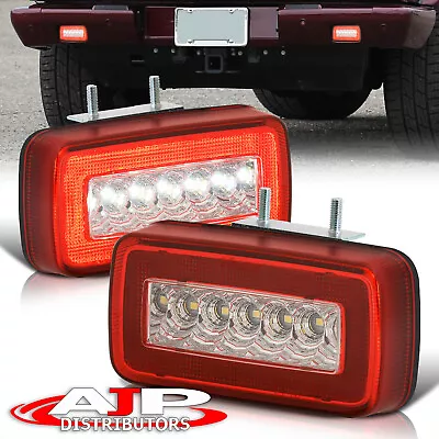 LED Rear Fog Lights Backup Lamps Pair + Wiring Harness For Mercedes G-Class W463 • $74.99