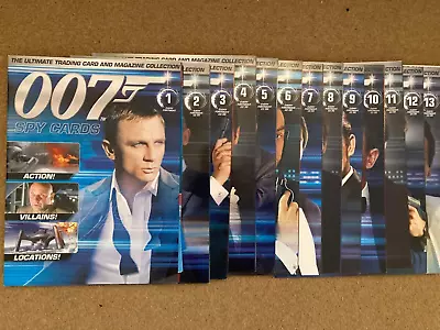 £35 • Buy 2008 James Bond 007 Commander Spy Cards Full Set Of  33 Magazines