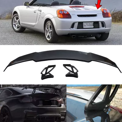 Universal V-STYLE Gloss Rear Trunk Racing Spoiler For Toyota MR2 Spyder 00-06 • $99.90