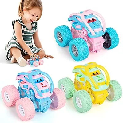 INSTOY Toys For 2 3 4+ Year Old Girls GiftsPull Back Racing Cars Jumping NEW . • £16.09