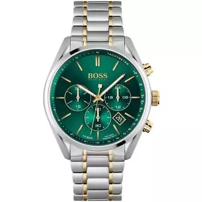 £110 • Buy Authentic Brand New Hugo Boss Mens Champion Watch - Silver & Gold Hb1513878