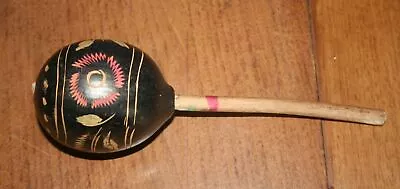 Antique Hand Carved Hand Made Mexican Latin Ethnic Maraca Shaker Percussion Art • $25