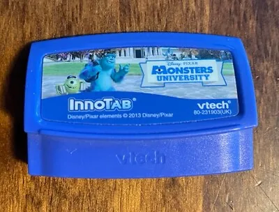 VTech Innotab Max Learning Tablet App Cartridge Only Game Monsters University • £5