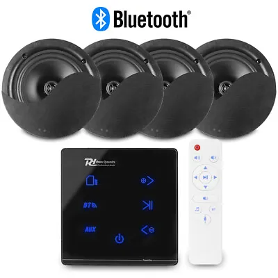 £219 • Buy Bluetooth Ceiling Speaker Set - 4x NCSS6B 6  And A100B Home Audio Music System