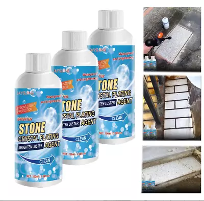 Stone Crystal Plating Agent Stone Stain Remover Cleaner Kitchen Marble Cleaner • £8.39