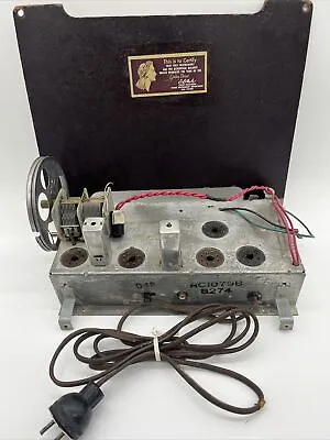 $35.28 • Buy RCA Victor Radio Chassis Broadcast Receiver Vacuum Tube RC-1079 RC1079B Parts A1