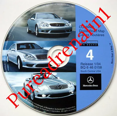 02 2003 Mercedes Benz S Class S430 S55 S500 S600 Navigation Map Cd South Central • $42.88