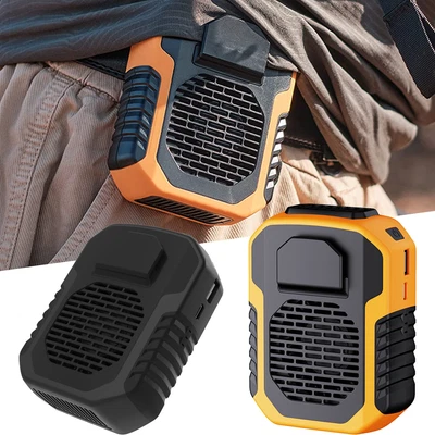 $20.96 • Buy Mini Waist Clip Fan W/6000mah Power Bank, USB Hands-Free Wearable Necklace Fan