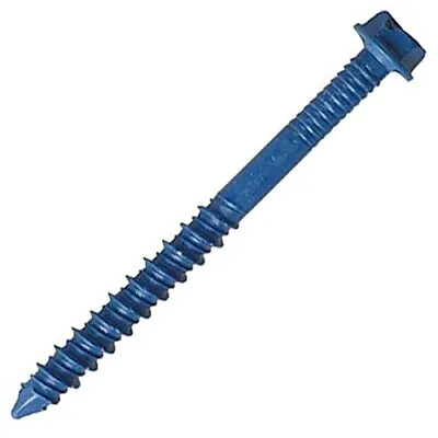 SPIT Tapcon Concrete Screw Hex Head Box Of 100 - Sizes 6 X 32 45 57 70 100mm • £12.79