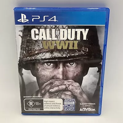 PS4 Call Of Duty WWII PlayStation 4 *FREE POSTAGE* • $14.78