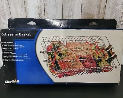 Char-Broil Rotisserie Basket Chrome Universal Fit New In Open Box • $18