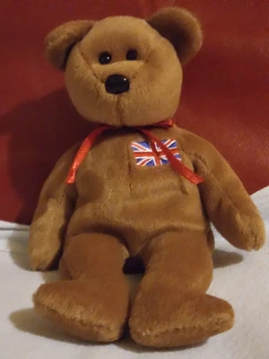 £1.99 • Buy TY Original Beanie Babies  Britannia  A Teddy No Ear Tags Good Condition 