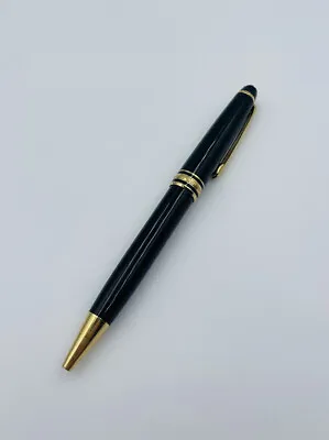 Montblanc Meisterstuck Germany Vintage Gold Plated & Black Ballpoint Pen • $175