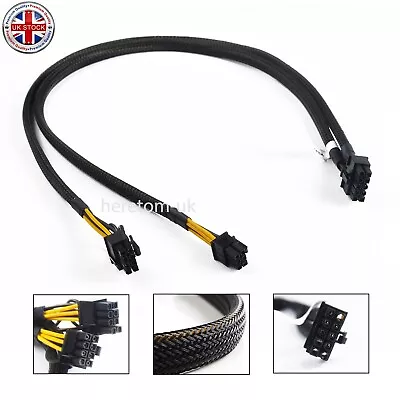 £12.99 • Buy 10pin To 6pin And 8pin Power Adapter GPU PCI-E Cable For HP DL380 G8 G9 50cm UK