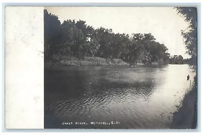 1908 View Of James River Mitchell South Dakota SD RPPC Photo Antique Postcard • $14.98