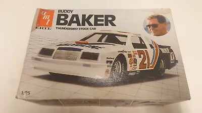 Amt Buddy Baker Ford Thunderbird Stock Car - 1/25 Scale Model Kit Collection Lot • £14.95