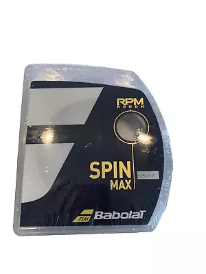 2 SETS: BABOLAT RPM BLAST  Rough 17 Gauge BLACK TENNIS STRING • $24