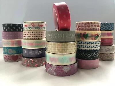 $12.99 • Buy Bulk Japanese Washi Tape - 5 X Assorted LOVE Washi Tape - 15mm X 10m