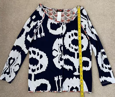 £200 • Buy Christian Lacroix Bazar 3/4 Sleeve Multicoloured Stretch Top Size L Used Vintage
