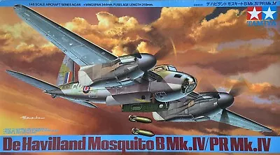 Model Aeroplane Kit: Tamiya 1/48th Scale. DeHavilland Mosquito B Mk.IV/PRMk.IV. • £10.56