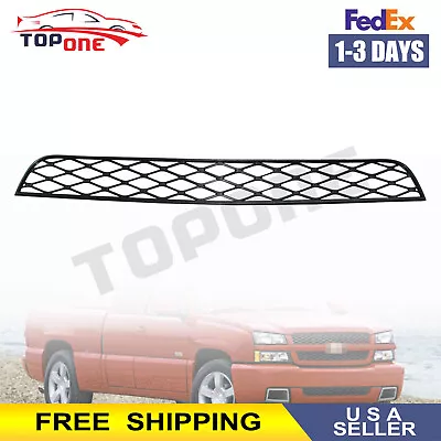 Black Front Bumper Lower Grille 12335765 For 2003-2006 Chevrolet Silverado 1500 • $31.88