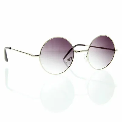 GrinderPUNCH John Lennon Inspired Round Circle Glasses Hippy Vintage Sunglasses • $10.99