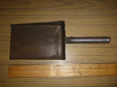 Vintage Small Metal Hand Coal Shovel Fire Ash Industrial Workshop Tool Handmade • $14.22