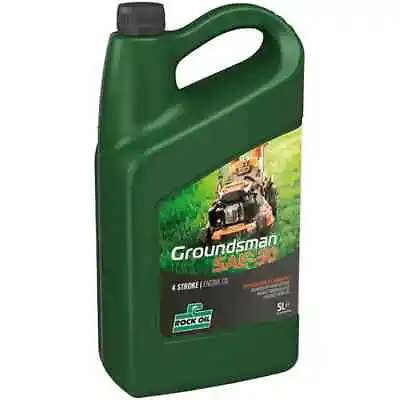 Rock Oil GROUNDSMAN SAE 30 OIL 5L Litre Engine Oil SAE 30 4 Stroke Lawnmower • £29.95