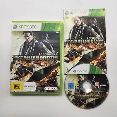 Ace Combat Assault Horizon Xbox 360 Game + Manual PAL 25F4 • $12.95