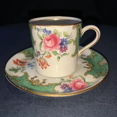 £11.50 • Buy Vintage Aynsley China T Goode & Co. Ltd. Coffee Can & Saucer. Floral. C