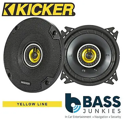 Kicker CS Series 46CSC44 - 4  100mm 300 Watts Coaxial 2-Way Car Door Speakers • £54.95