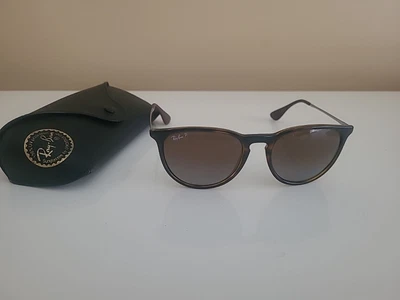 $49 • Buy Ray-Ban Erika Polarised Sunglasses RB4171 Tortoise Shell 54mm * See Pics