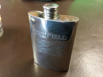 £12.50 • Buy  THE FIELD    PEWTER HIP FLASK- USED - MADE IN SHEFFIELD ~ Approx 110 Mm