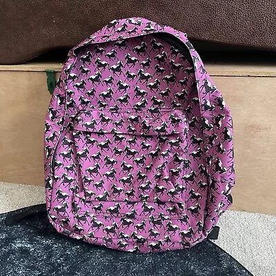 Paperchase Pink Rucksack Horse Luggage Travel Bag Rucksack Holiday Summer • £15