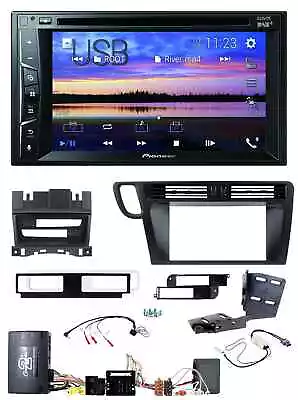 Pioneer Bluetooth 2DIN USB DVD DAB Steering Wheel Car Stereo For Audi Q5 8R Info Adapter • $640.24