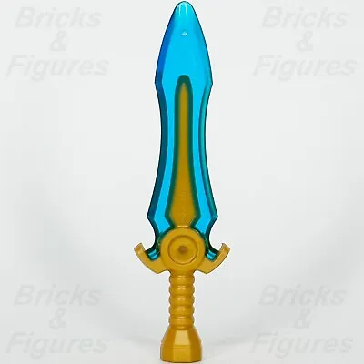 LEGO® Dreamzzz Izzie's Sword Minifigure Weapon Part Blue & Gold Blade 1996pb01 • $8.99