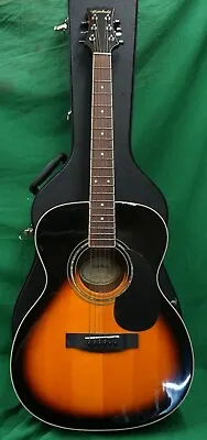 Mitchell MQ-100S/VS Acoustic Guitar 6 String & Road Runner Hard Case • $184.99