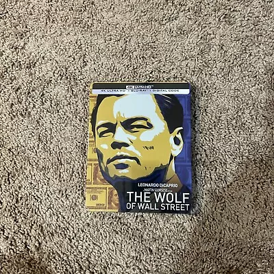 The Wolf Of Wall Street (Steelbook) 4K + Blu-Ray + Digital (NEW) Great Movie￼ • $34.99