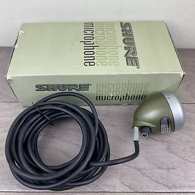 Shure Model 520DX Green Bullet Dynamic High Impedance Harmonica Microphone • $83.70